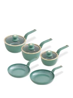 Tower Cavaletto 5-Piece Pan Set – Jade