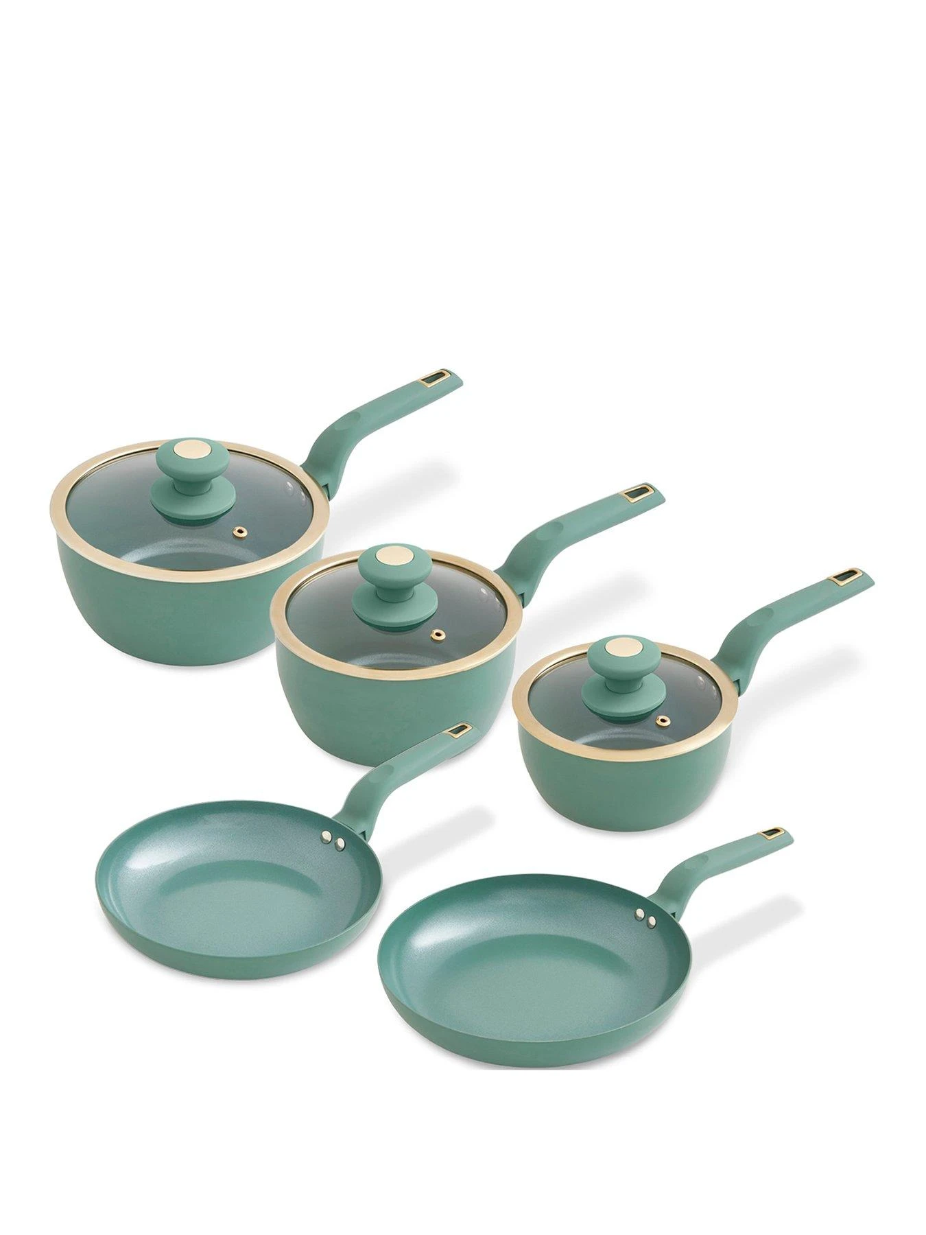 Tower Cavaletto 5-Piece Pan Set – Jade 3 Tower Cavaletto 5-Piece Pan Set – Jade