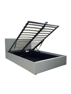 Very Home Marston Faux Leather Lift Up Ottoman Bed Frame With Mattress Options (Buy And SAVE!) - Grey - FSC® Certified -Oleu Furniture Shop VA0FZ SQ4 0000000005 GREY SLd