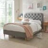 Very Home Easton Small Double Bed With Mattress Option (Buy And SAVE!) -Oleu Furniture Shop VA0JP SQ1 0000000005 GREY RSr