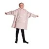 Silentnight Snugsie Glow In The Dark Kids Oversized Hoodie - Pink -Oleu Furniture Shop VA4VE SQ1 0000000591 BLUSH SLf