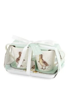 ROYAL WORCESTER Wrendale Lovely Mum Mug And Tray Set