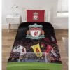 Liverpool FC The Kop Single Duvet Cover Set - Red