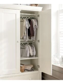 Mamas & Papas Oxford Wardrobe - White -Oleu Furniture Shop VAVPH SQ4 0000000013 WHITE SLd