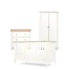 Mamas & Papas Wedmore 3 Piece Cotbed Range - White/ Natural -Oleu Furniture Shop VAVPN SQ1 0000000003 NATURAL SLf