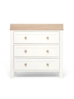 Mamas & Papas Wedmore 3 Piece Cotbed Range - White/ Natural -Oleu Furniture Shop VAVPN SQ4 0000000003 NATURAL SLd