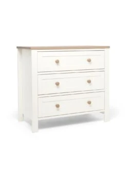 Mamas & Papas Wedmore 3 Piece Cotbed Range - White/ Natural -Oleu Furniture Shop VAVPN SQ5 0000000003 NATURAL SLd1