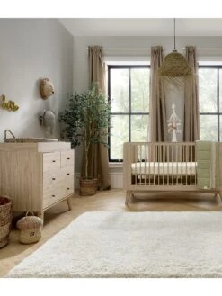 Mamas & Papas Coxley 2 Piece Cotbed Set - Natural/Olive Green 10 Mamas & Papas Coxley 2 Piece Cotbed Set - Natural/Olive Green -Oleu Furniture Shop VAVPP SQ2 0000000068 OLIVE RSr