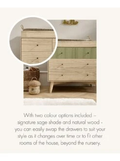 Mamas & Papas Coxley 3 Piece Cotbed Range - Natural/Olive Green 13 Mamas & Papas Coxley 3 Piece Cotbed Range - Natural/Olive Green -Oleu Furniture Shop VAVPQ SQ6 0000000068 OLIVE SLd2