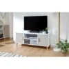 GFW Delta Large TV Unit - Fits Up To 55 Inch TV 2 GFW Delta Large TV Unit - Fits Up To 55 Inch TV -Oleu Furniture Shop VB13V SQ1 0000000361 WHITE GREY SLf
