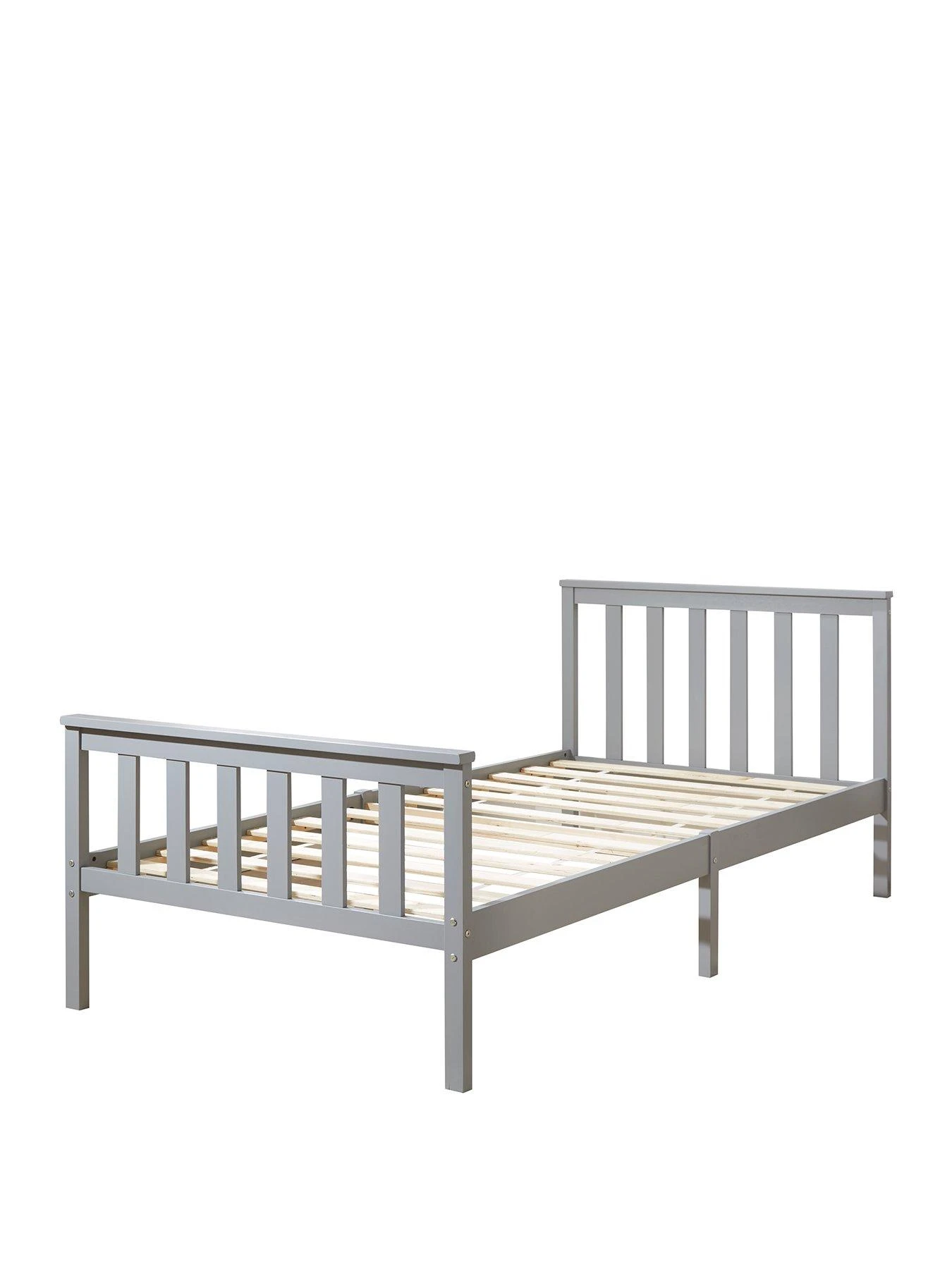 Everyday Clayton Wooden Bed Frame With Mattress Options (Buy & SAVE!) - Grey 4 Everyday Clayton Wooden Bed Frame With Mattress Options (Buy & SAVE!) - Grey - Image 2