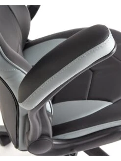 Jespor Gaming Chair -Oleu Furniture Shop VBIYA SQ6 0000000114 BLACK GREY SLd3