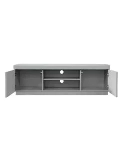 Very Home Kara TV Unit With LED Strip Light - Fits Up To 55 Inch TV - Grey -Oleu Furniture Shop VBN7T SQ4 0000000005 GREY SLd