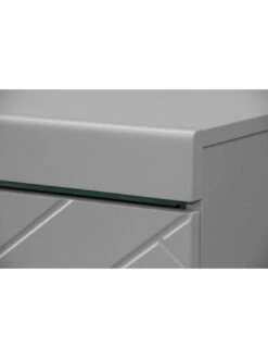 Very Home Kara TV Unit With LED Strip Light - Fits Up To 55 Inch TV - Grey -Oleu Furniture Shop VBN7T SQ5 0000000005 GREY SLd1