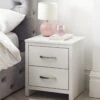 Very Home Ely 2 Drawer Bedside -Oleu Furniture Shop VBNA5 SQ1 0000000013 WHITE RSr