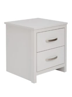 Very Home Ely 2 Drawer Bedside -Oleu Furniture Shop VBNA5 SQ3 0000000013 WHITE SLa