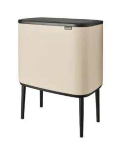 Brabantia Bo 11 + 11 + 11-Litre Touch Bin – Beige