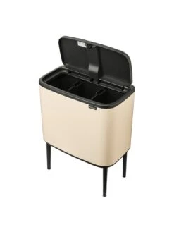 Brabantia Bo 11 + 11 + 11-Litre Touch Bin – Beige 7 Brabantia Bo 11 + 11 + 11-Litre Touch Bin – Beige -Oleu Furniture Shop VC34B SQ3 0000000088 NO COLOR SLd1