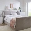 Malaga Manual TV Bed With Side Lift Storage And Mattress Options (Buy & SAVE!) -Oleu Furniture Shop VCB00 SQ1 0000000005 GREY RSr