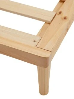 Ren Platform Double Bed -Oleu Furniture Shop VCF7S SQ4 0000000144 PINE SLd