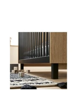 CuddleCo Rafi 2-Piece Nursery Furniture Set - Oak And Black 11 CuddleCo Rafi 2-Piece Nursery Furniture Set - Oak And Black -Oleu Furniture Shop VDX4M SQ3 0000000088 NO COLOR SLa