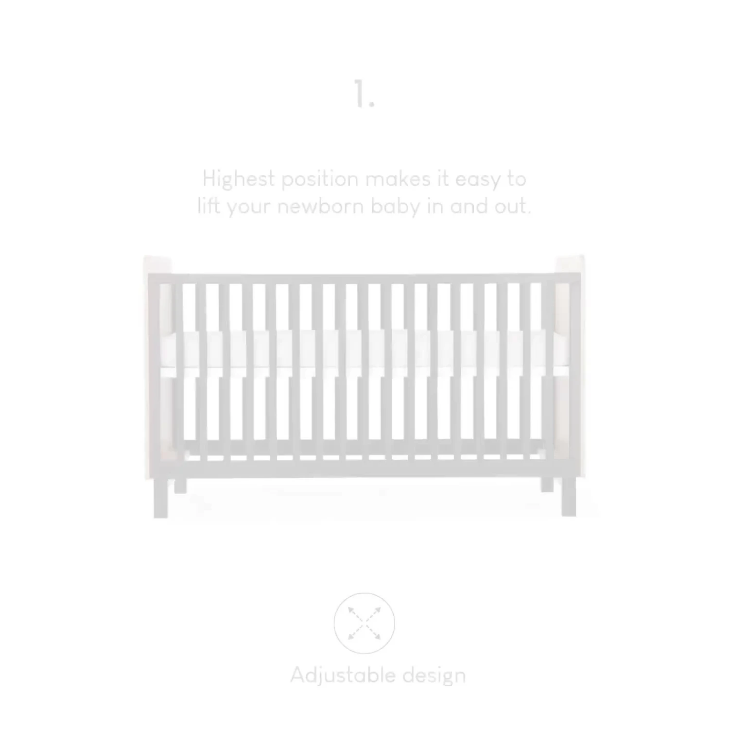 CuddleCo Rafi 2-Piece Nursery Furniture Set - Oak And Black 9 CuddleCo Rafi 2-Piece Nursery Furniture Set - Oak And Black - Image 7