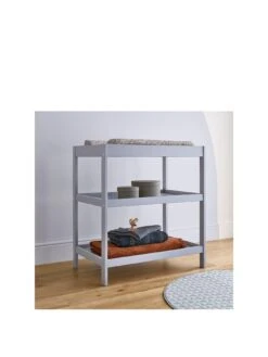 CuddleCo Nola 2 Piece Nursery Furniture Set - Flint Blue -Oleu Furniture Shop VDX4T SQ3 0000000020 BLUE SLa