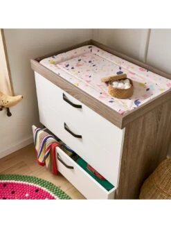 CuddleCo Enzo 2 Piece Nursery Furniture Set - Oak And White -Oleu Furniture Shop VDX4Y SQ5 0000000088 NO COLOR SLd1