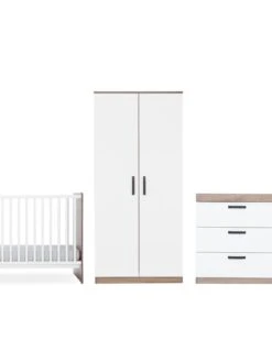 CuddleCo Enzo 3-Piece Nursery Furniture Set - Oak And White 16 CuddleCo Enzo 3-Piece Nursery Furniture Set - Oak And White -Oleu Furniture Shop VDX4Z SQ7 0000000088 NO COLOR DGy