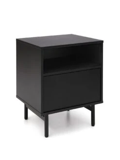 Very Home Hava Bedside Table -Oleu Furniture Shop VE1TN SQ3 0000000004 BLACK SLa