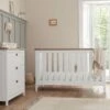 Tutti Bambini Verona 2 Piece Nursery Furniture Room Set - White/Oak -Oleu Furniture Shop VE73W SQ1 0000000010 WHITE OAK RSr