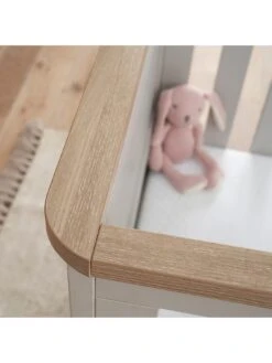 Tutti Bambini Verona 2 Piece Nursery Furniture Room Set - White/Oak 10 Tutti Bambini Verona 2 Piece Nursery Furniture Room Set - White/Oak -Oleu Furniture Shop VE73W SQ4 0000000010 WHITE OAK SLd