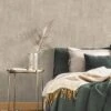 Vymura Romana Plain Wallpaper In Stone -Oleu Furniture Shop VFJQS SQ1 0000000053 STONE SLf