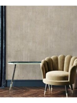Vymura Romana Plain Wallpaper In Stone -Oleu Furniture Shop VFJQS SQ5 0000000053 STONE SLd3