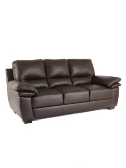 Verona Leather 3 Seater Sofa - FSC® Certified -Oleu Furniture Shop VFKPH SQ4 0000000008 CHOCOLATE SLa