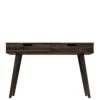 One Call Mustique Ready Assembled 2 Drawer Office Desk - Dark Oak -Oleu Furniture Shop VFRGJ SQ2 0000000558 DARK OAK SLf