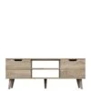 One Call Mustique TV Unit - Fits up To 65 Inch TV - Oak -Oleu Furniture Shop VFRGN SQ2 0000000006 OAK SLf