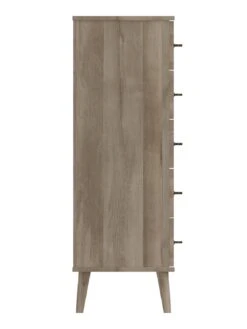 One Call Tuscany Ready Assembled 5 Drawer Chest -Oleu Furniture Shop VFRGT SQ4 0000000006 OAK SLd