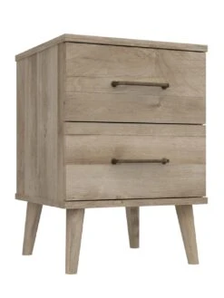 One Call Tuscany Part Assembled 3 Piece Package - 3 Door Mirrored Wardrobe, 5 Drawer Chest And 2 Bedside Chests -Oleu Furniture Shop VFRGZ SQ4 0000000006 OAK SLd