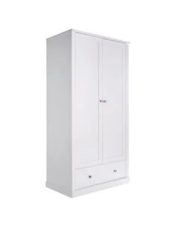 Very Home London 2 Door, 1 Drawer Wardrobe - FSC® Certified -Oleu Furniture Shop VFSHD SQ3 0000000013 WHITE SLa