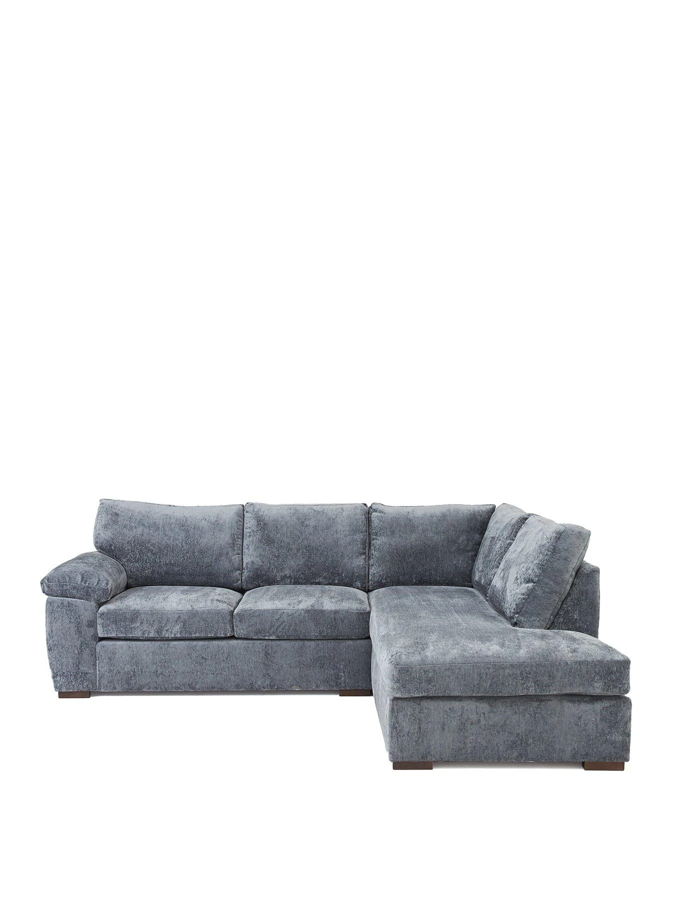 Very Home Salerno Standard Seater Fabric Right Hand Corner Chaise Sofa - Blue Grey - FSC® Certified 4 Very Home Salerno Standard Seater Fabric Right Hand Corner Chaise Sofa - Blue Grey - FSC® Certified - Image 2