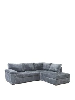 Very Home Salerno Standard Seater Fabric Right Hand Corner Chaise Sofa - Blue Grey - FSC® Certified 10 Very Home Salerno Standard Seater Fabric Right Hand Corner Chaise Sofa - Blue Grey - FSC® Certified -Oleu Furniture Shop VGB58 SQ4 0000000005 GREY SLa