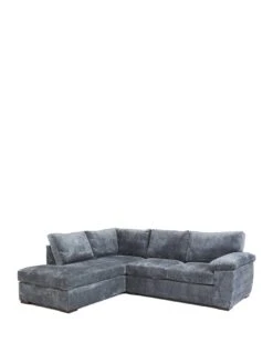 Very Home Salerno Standard Seater Fabric Left Hand Corner Chaise Sofa - Blue Grey - FSC® Certified 10 Very Home Salerno Standard Seater Fabric Left Hand Corner Chaise Sofa - Blue Grey - FSC® Certified -Oleu Furniture Shop VGB5G SQ4 0000000005 GREY SLa