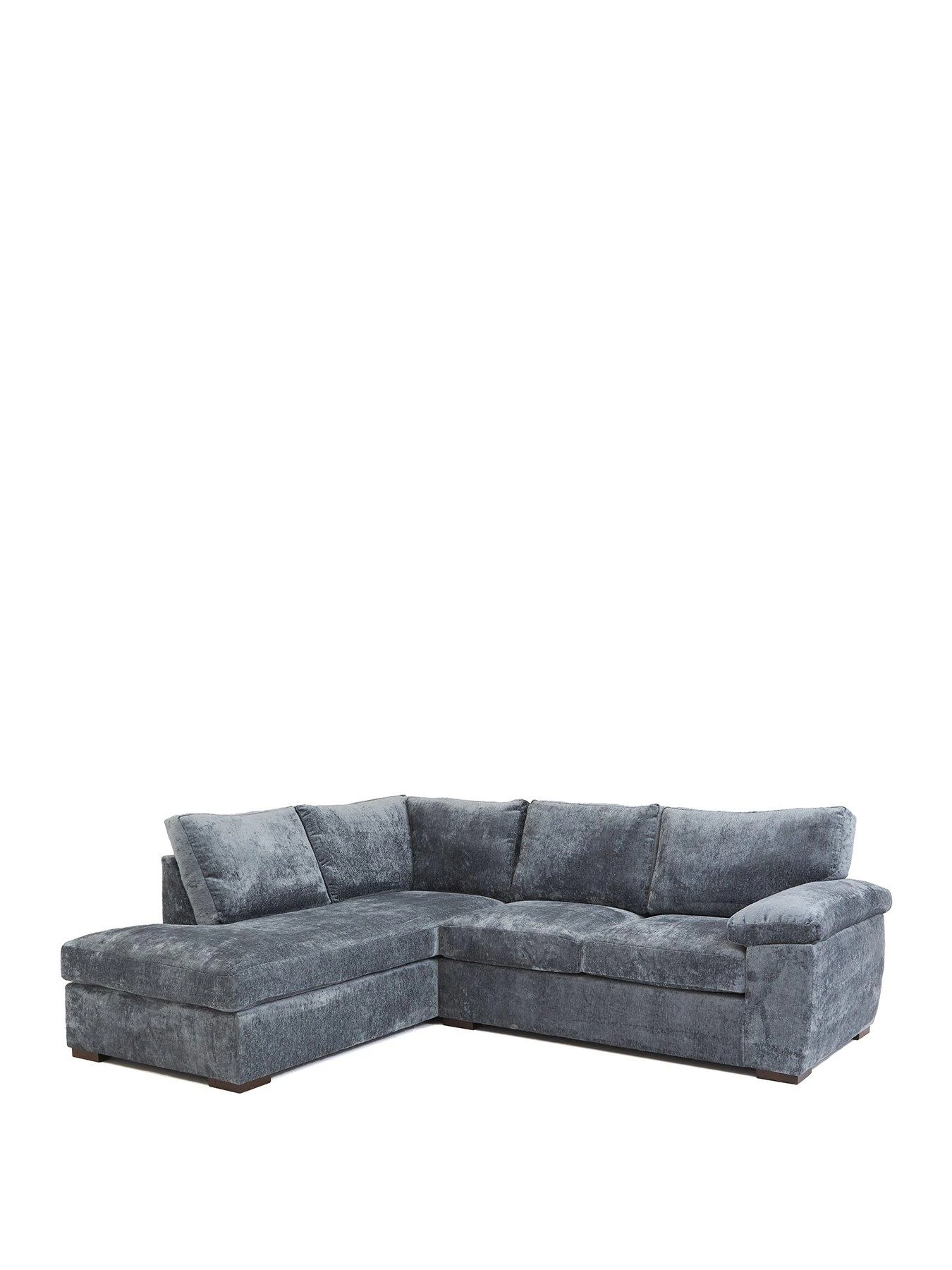 Very Home Salerno Standard Seater Fabric Left Hand Corner Chaise Sofa - Blue Grey - FSC® Certified 5 Very Home Salerno Standard Seater Fabric Left Hand Corner Chaise Sofa - Blue Grey - FSC® Certified - Image 3