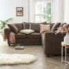 Very Home Dury Leather Look Corner Group Sofa - FSC® Certified 1 Very Home Dury Leather Look Corner Group Sofa - FSC® Certified -Oleu Furniture Shop VGB7A SQ1 0000000008 CHOCOLATE RSr