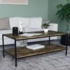Vida Designs Brooklyn Coffee Table - Dark Oak -Oleu Furniture Shop VGOS8 SQ1 0000000558 DARK OAK RSr