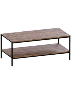 Vida Designs Brooklyn Coffee Table - Dark Oak -Oleu Furniture Shop VGOS8 SQ7 0000000558 DARK OAK DGy