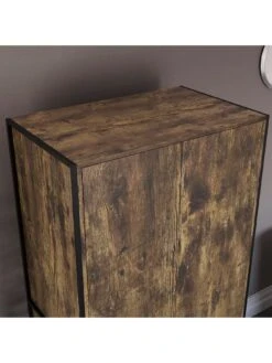 Vida Designs Brooklyn 2 Door Wardrobe - Dark Oak 13 Vida Designs Brooklyn 2 Door Wardrobe - Dark Oak -Oleu Furniture Shop VGOSM SQ5 0000000558 DARK OAK SLd1