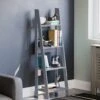 Vida Designs Bristol 4 Tier Step Ladder Bookcase 2 Vida Designs Bristol 4 Tier Step Ladder Bookcase -Oleu Furniture Shop VGOSR SQ1 0000000005 GREY RSr