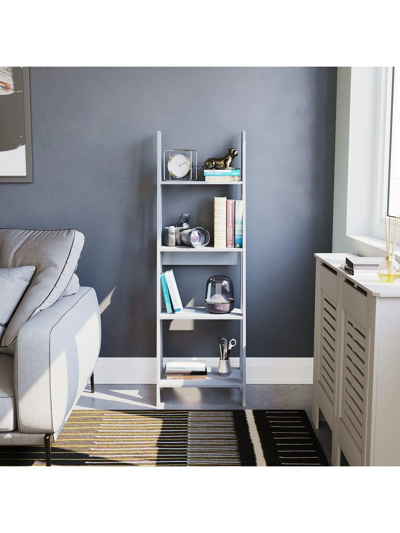 Vida Designs Bristol 4 Tier Step Ladder Bookcase 5 Vida Designs Bristol 4 Tier Step Ladder Bookcase - Image 3